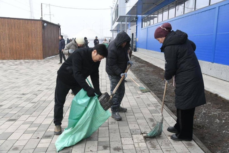 Астанада Тазару күніне орай ауқымды тазалық жүріп жатыр