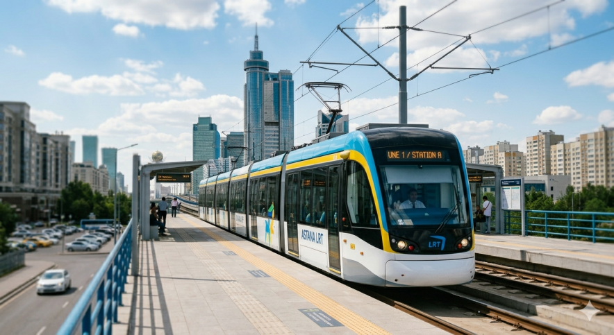 На линии LRT зафиксированы случаи нарушения правил безопасности пассажирами