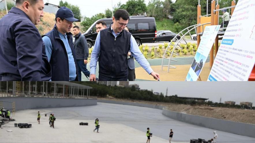 Развитие Алатауского района и реконструкция водохранилища Сайран