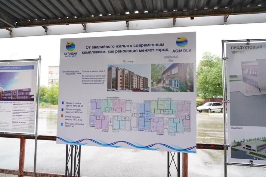 В Бурабайском районе реализуется масштабная программа реновации городской инфраструктуры