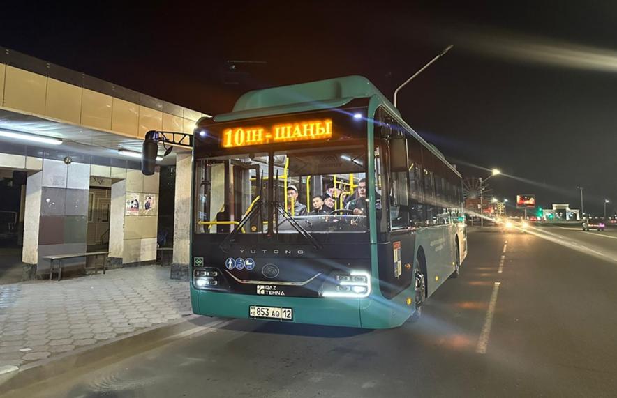 Ночные автобусы могут запустить в городах Казахстана