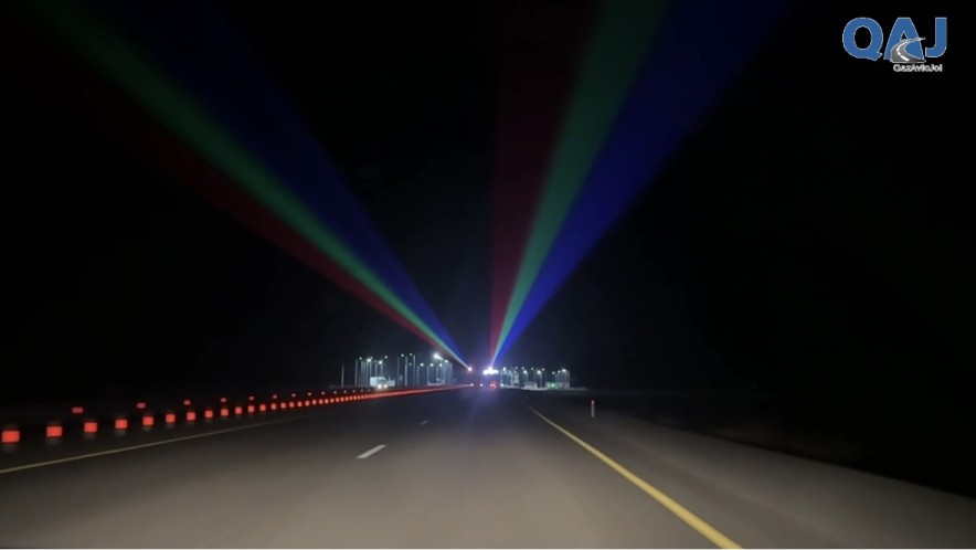 Свет против усталости: трассу Караганда - Балхаш оснастили лазерной системой безопасности