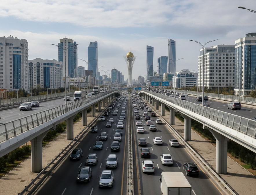 Двухуровневые дороги в Астане: спасение от пробок или проблема?