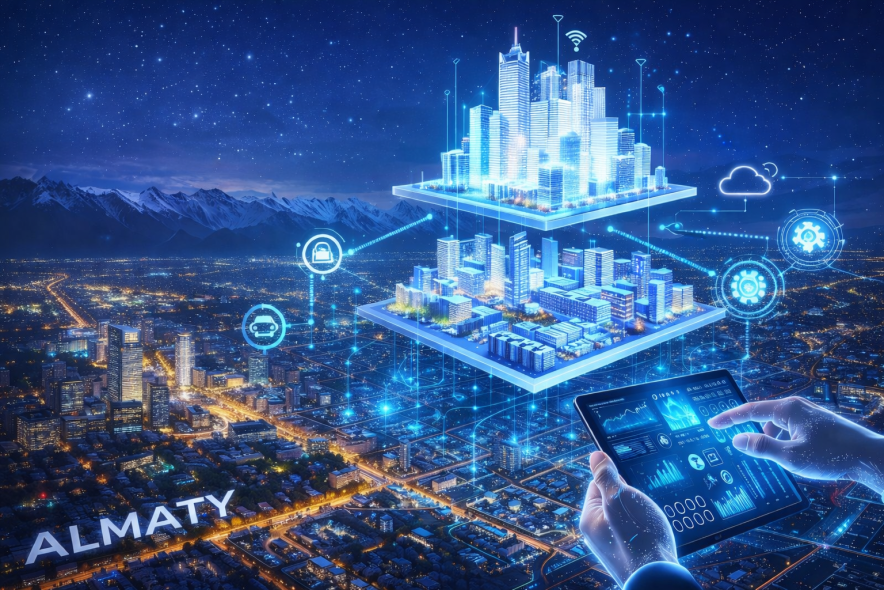 Алматы создаст «цифровой двойник» для модернизации городского управления в 2026 году