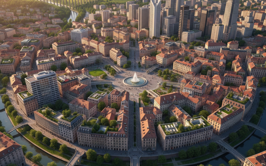 Компактный город: как плотная застройка и умный транспорт меняют логику жизни мегаполисов