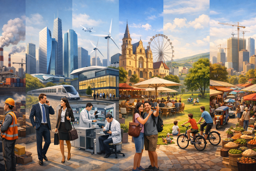 Городские архетипы: новый способ классификации городов от Oxford Economics