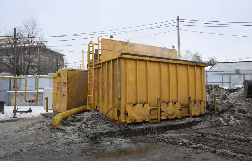 Современная система переработки снега в Алматы