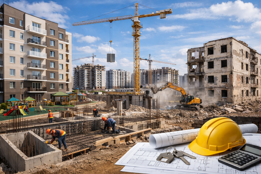 Акмолинская область наращивает темпы жилищного строительства
